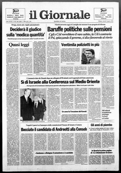 Il giornale : quotidiano del mattino